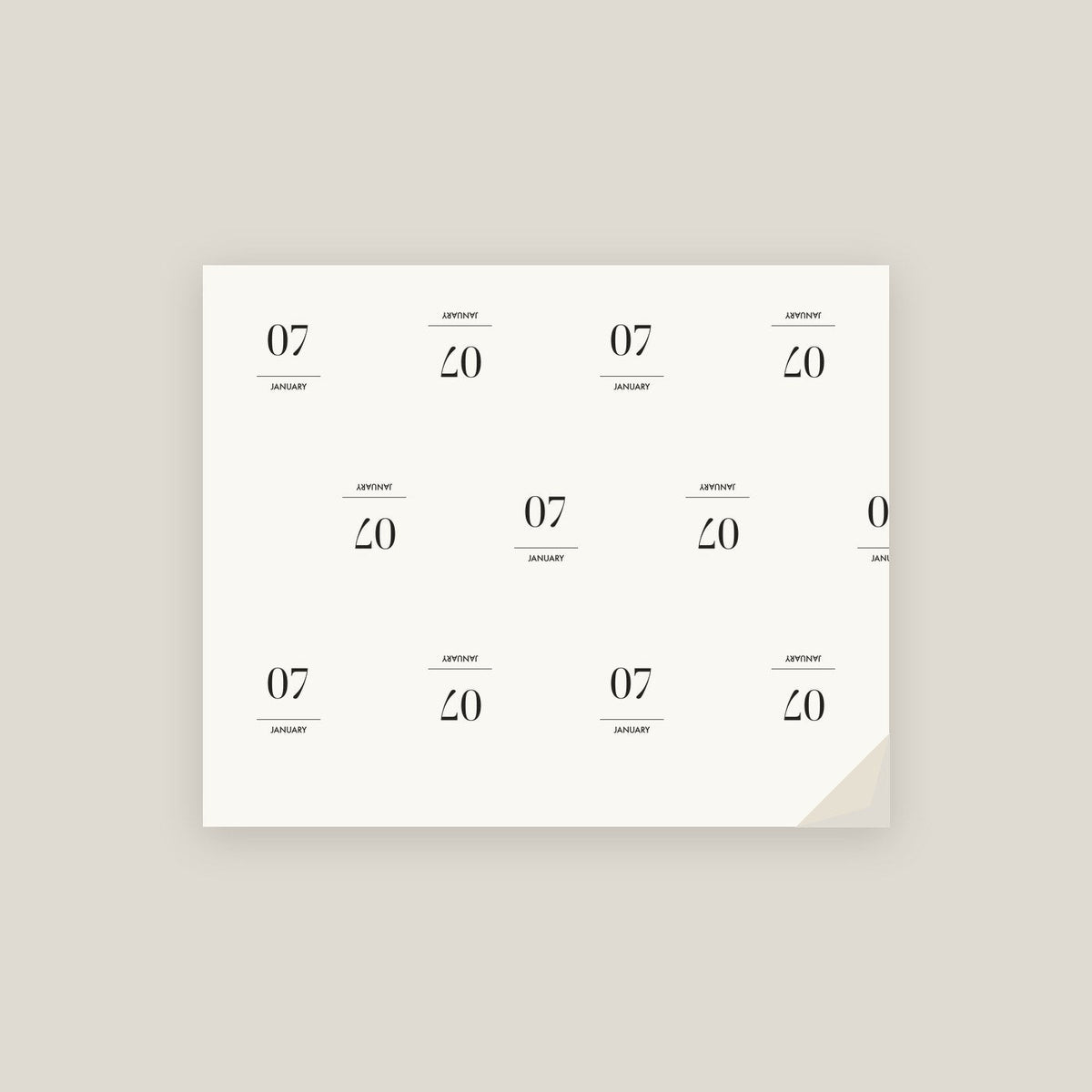 Numbers · Wrapping Paper
