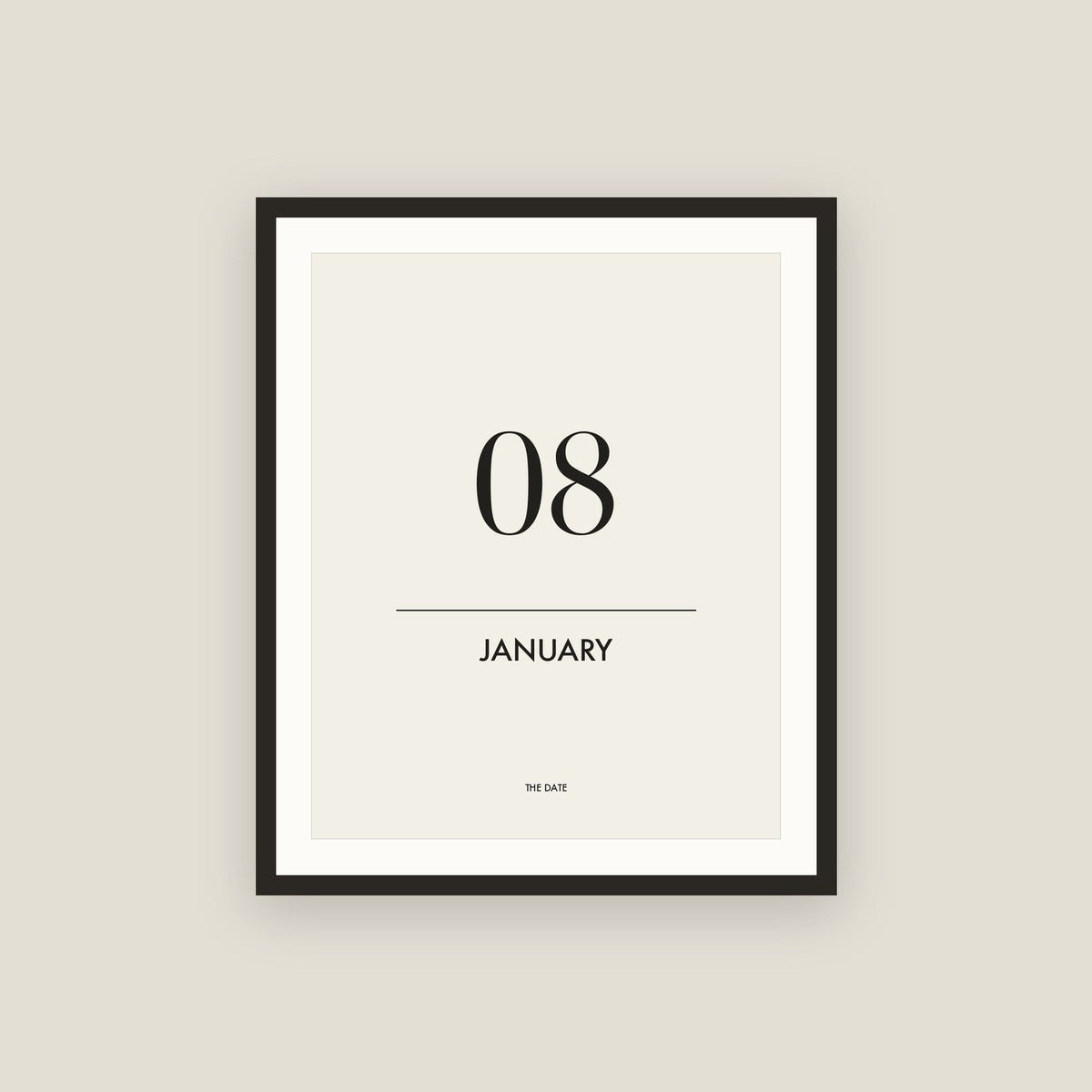 Numbers · Framed Prints