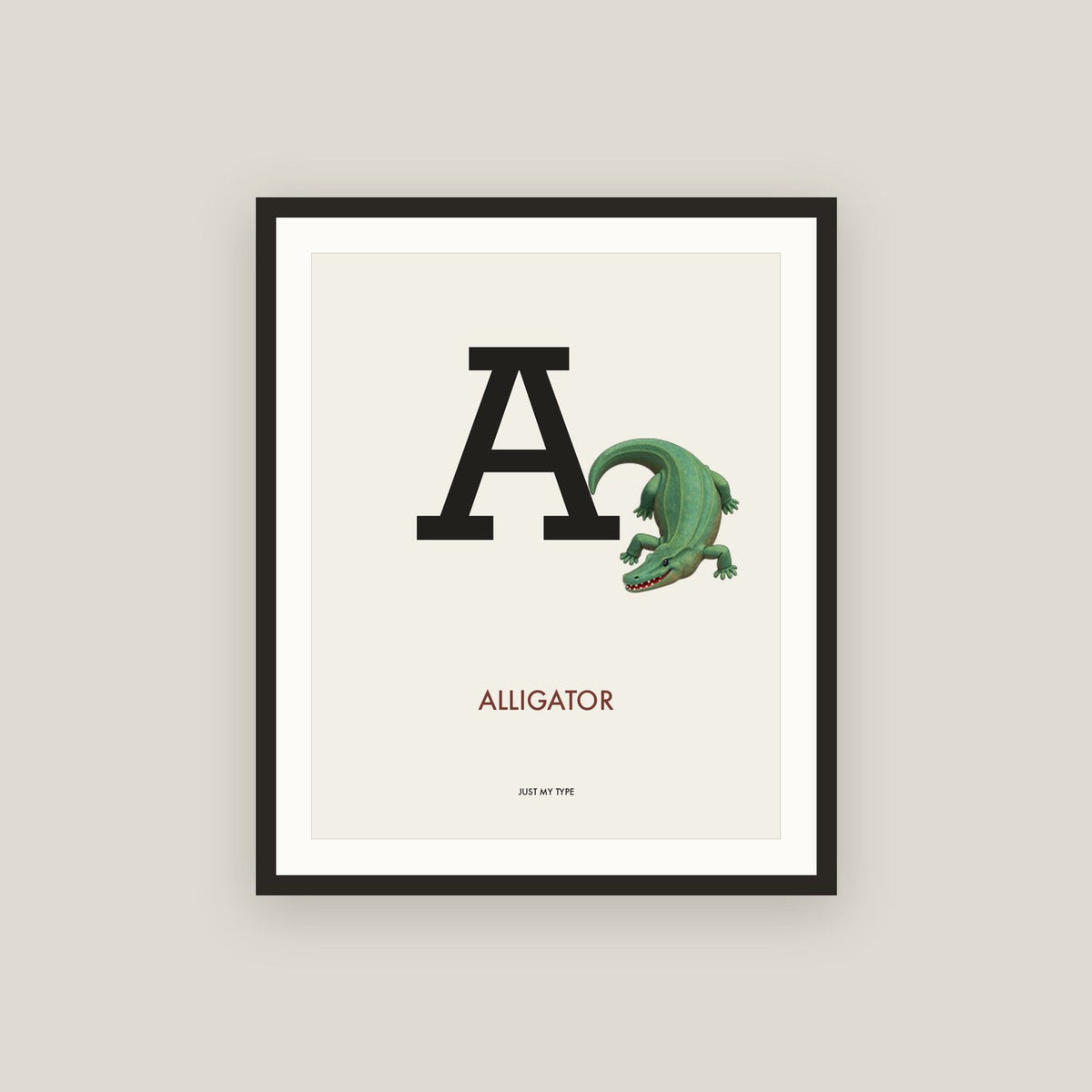 The Animal Alphabet · Framed Prints