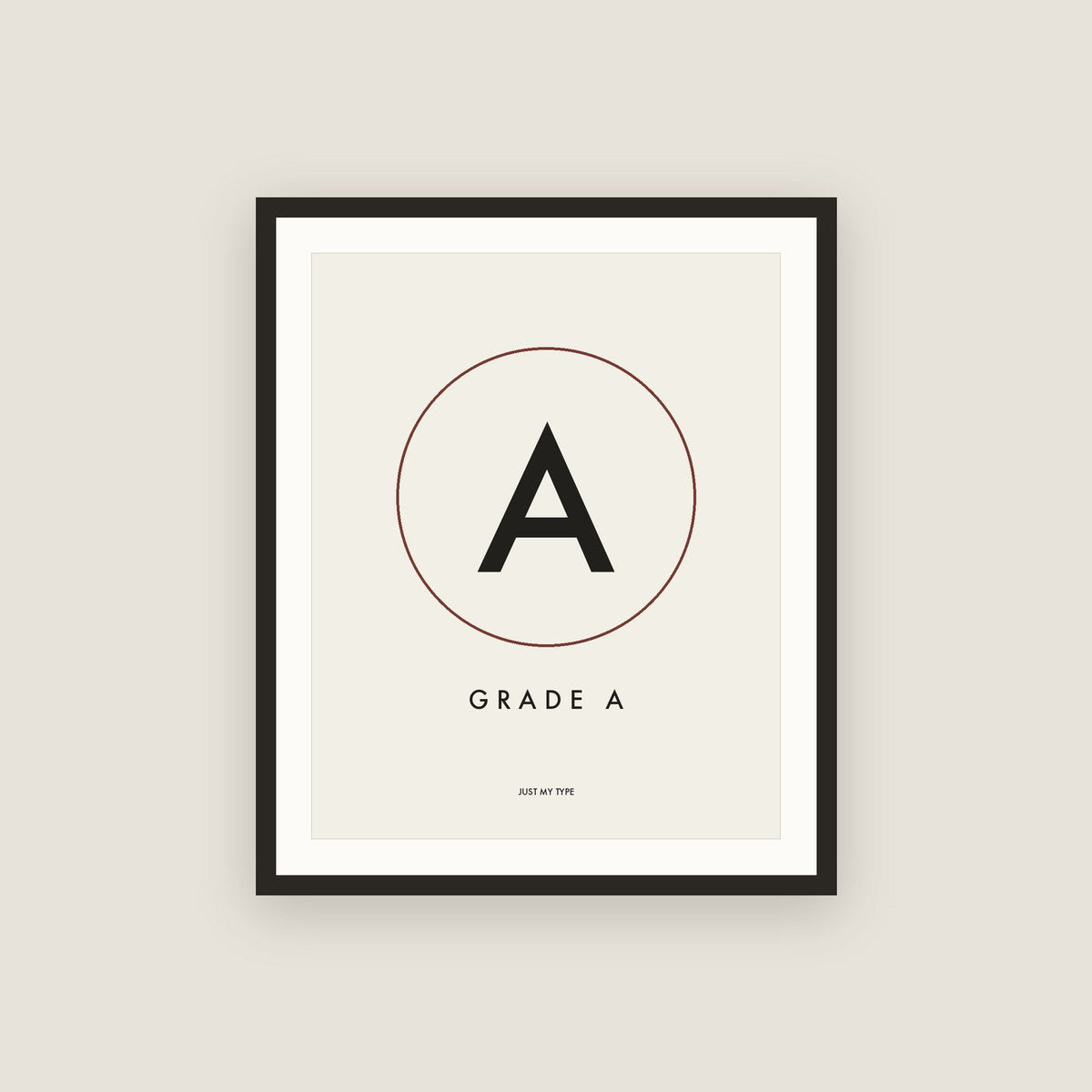 The Working TYPE · Framed Prints