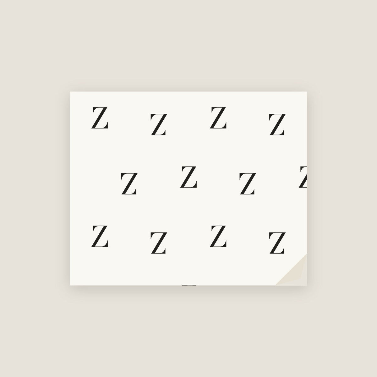 Just My TYPE · Wrapping Paper
