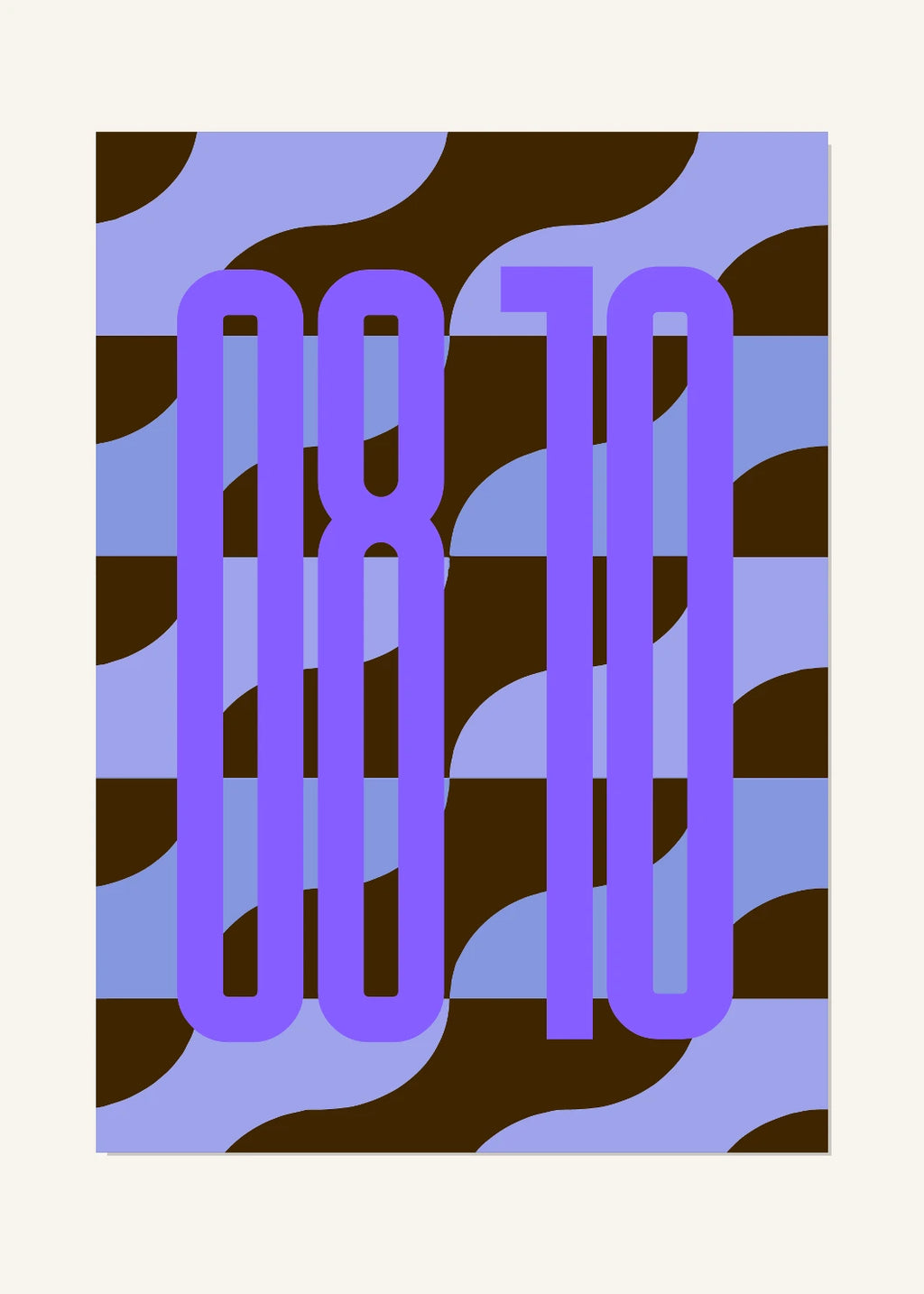 August 10 DAYMARK Poster — Purple Ladder — clean