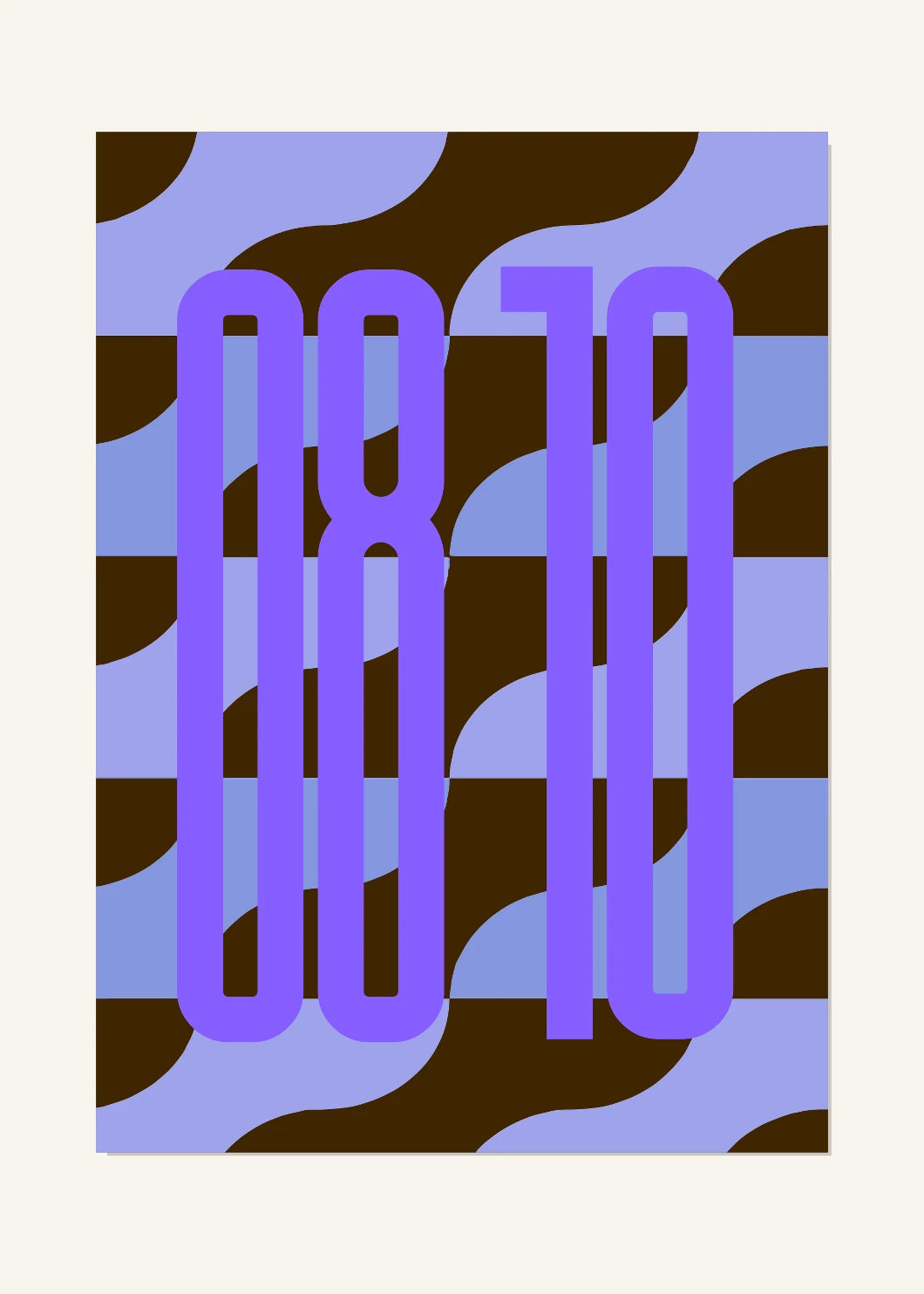 August 10 DAYMARK Poster — Purple Ladder — clean