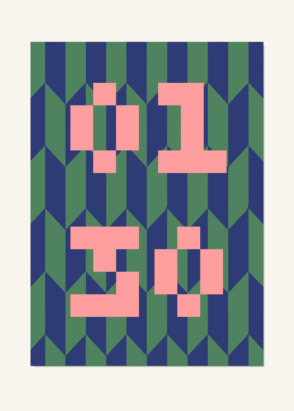 January 30 DAYMARK Poster — Midnight Blocks — clean