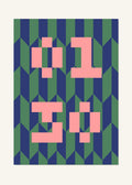 January 30 DAYMARK Poster — Midnight Blocks — clean