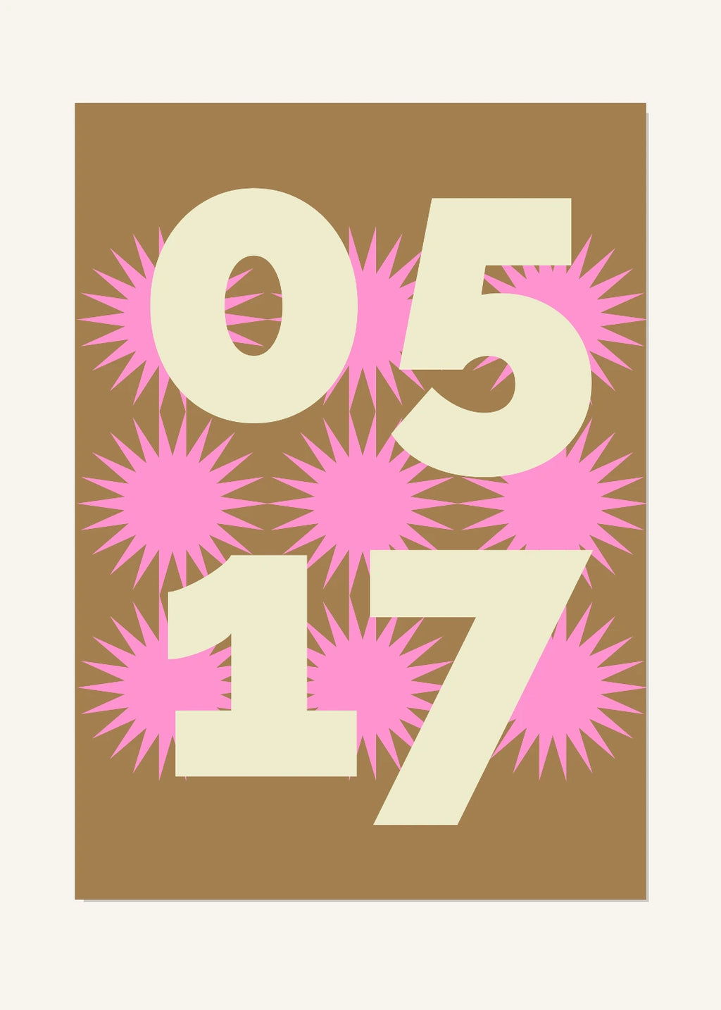May 17 DAYMARK Poster — Pink Solar — clean