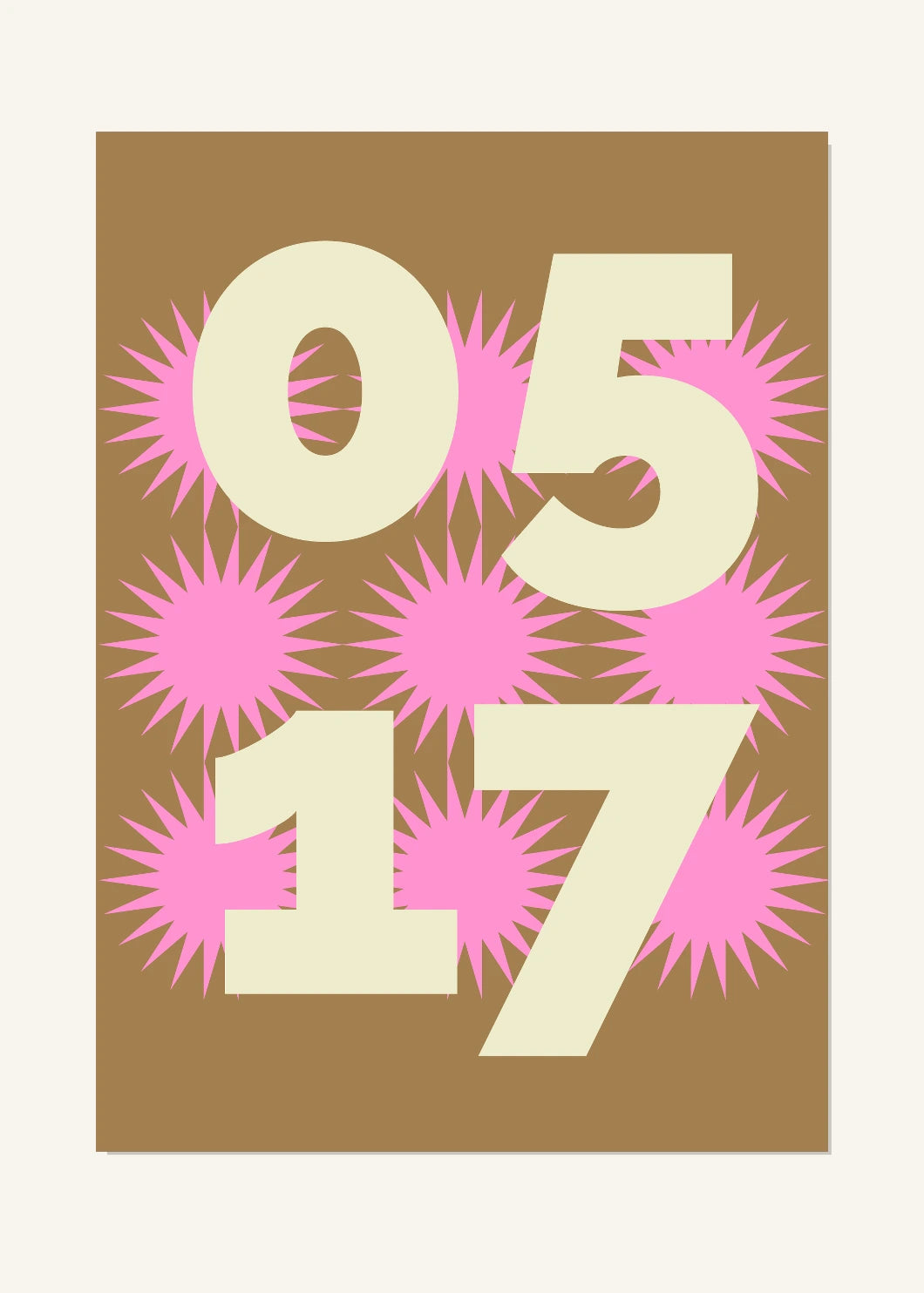 May 17 DAYMARK Poster — Pink Solar — clean