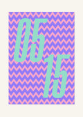 May 15 DAYMARK Poster — Aqua Zigzag — clean