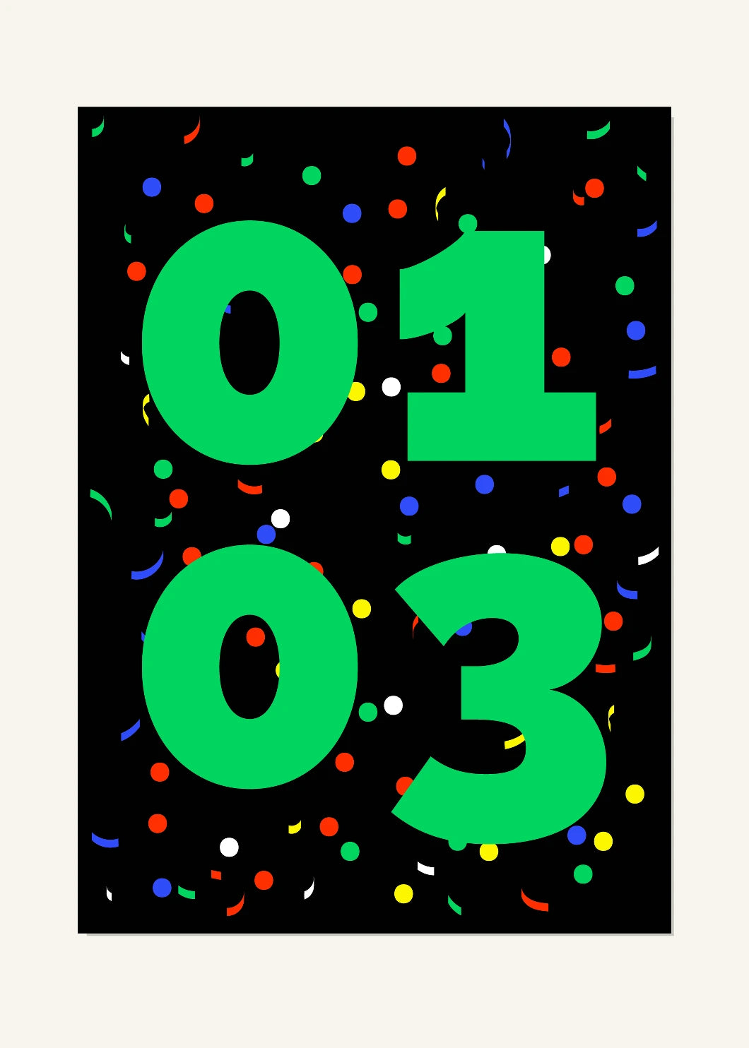 January 3 DAYMARK Poster — Full Volume — clean