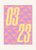 March 23 DAYMARK Poster — Peach Static — clean