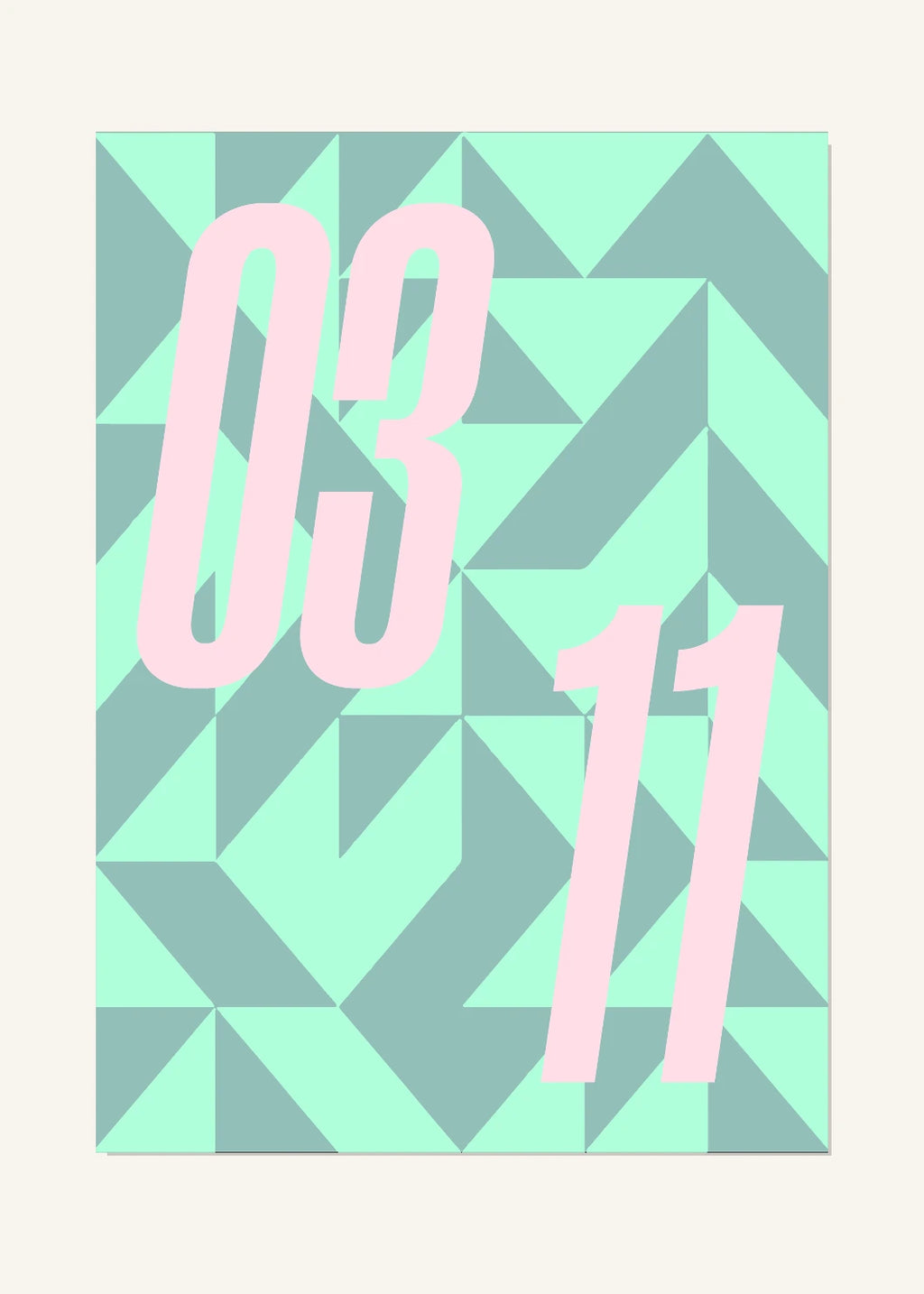 March 11 DAYMARK Poster — Ice Geometry — clean