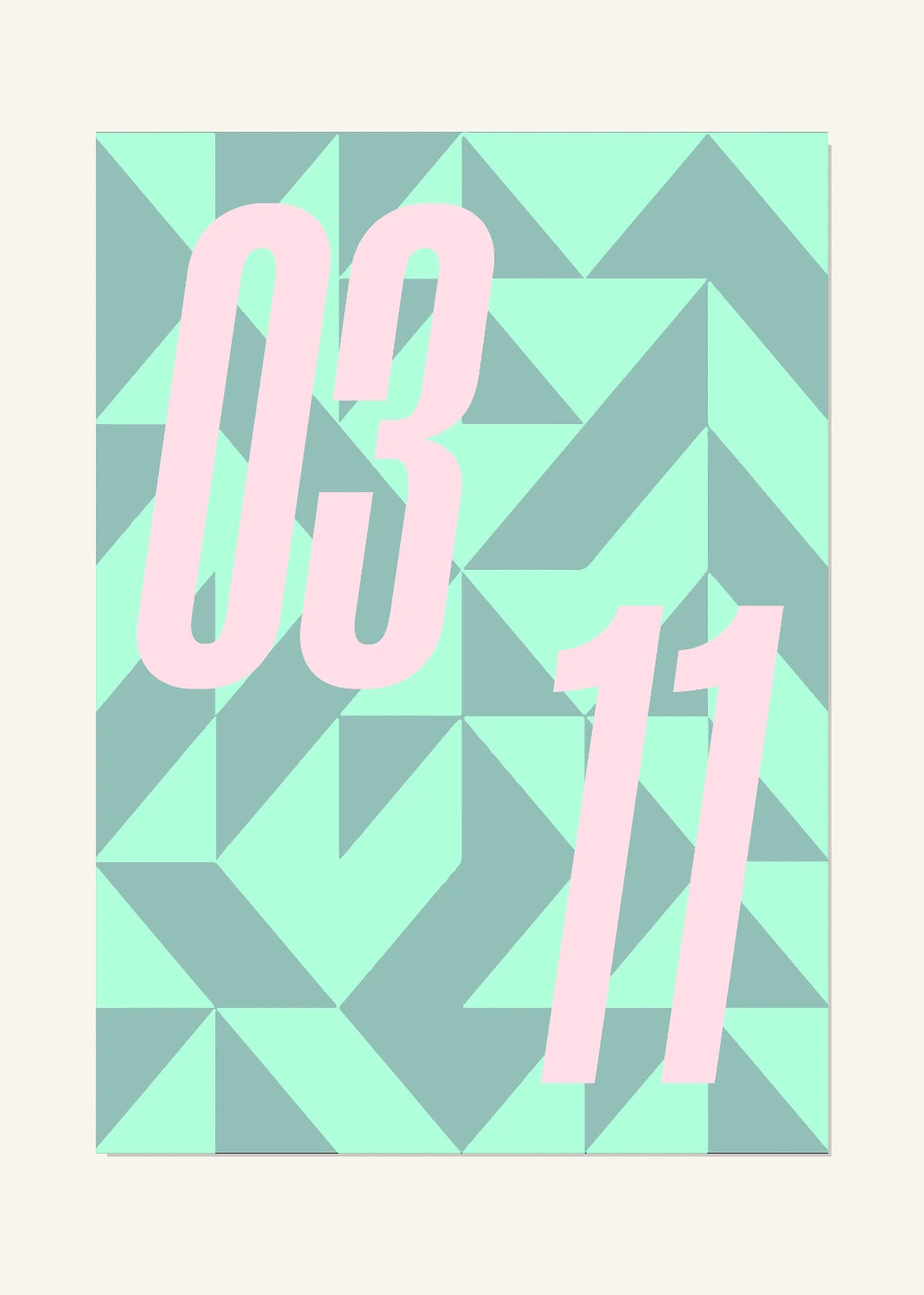 March 11 DAYMARK Poster — Ice Geometry — clean