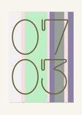 July 3 DAYMARK Poster — Grey Columns — clean