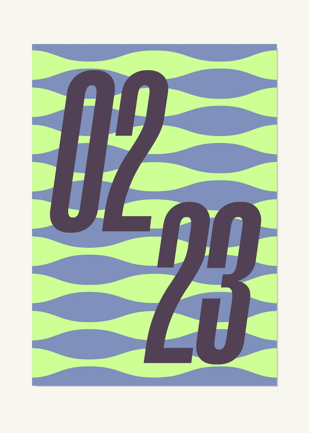 February 23 DAYMARK Poster — River Type — clean