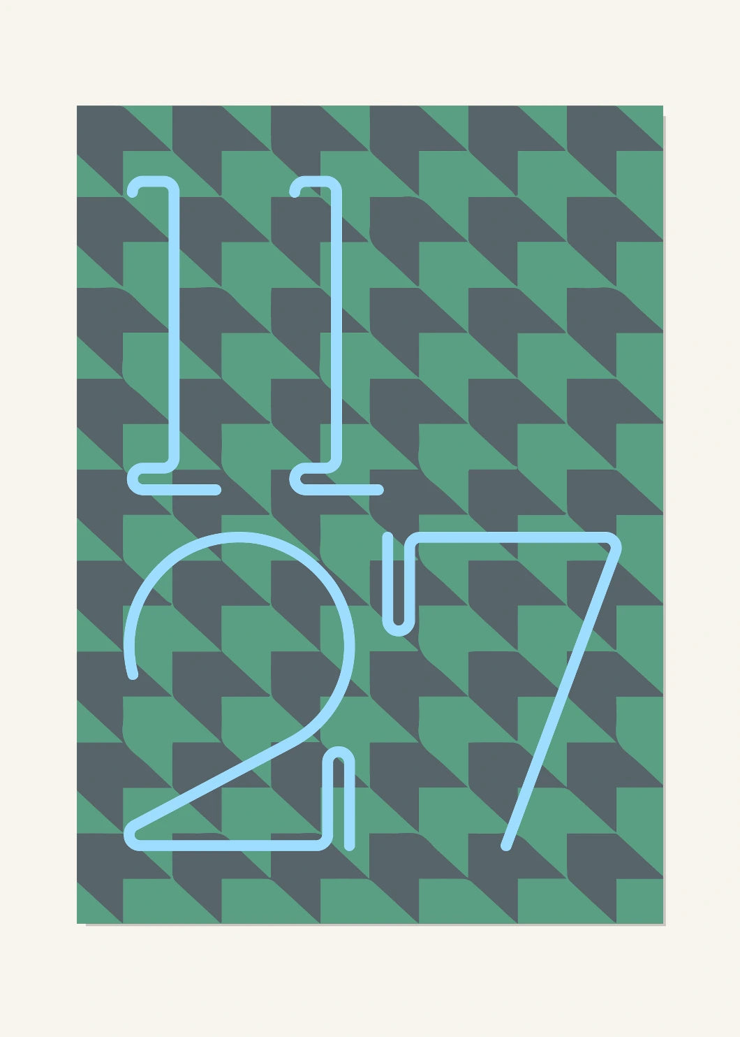 November 27 DAYMARK Poster — Ice Echo — clean