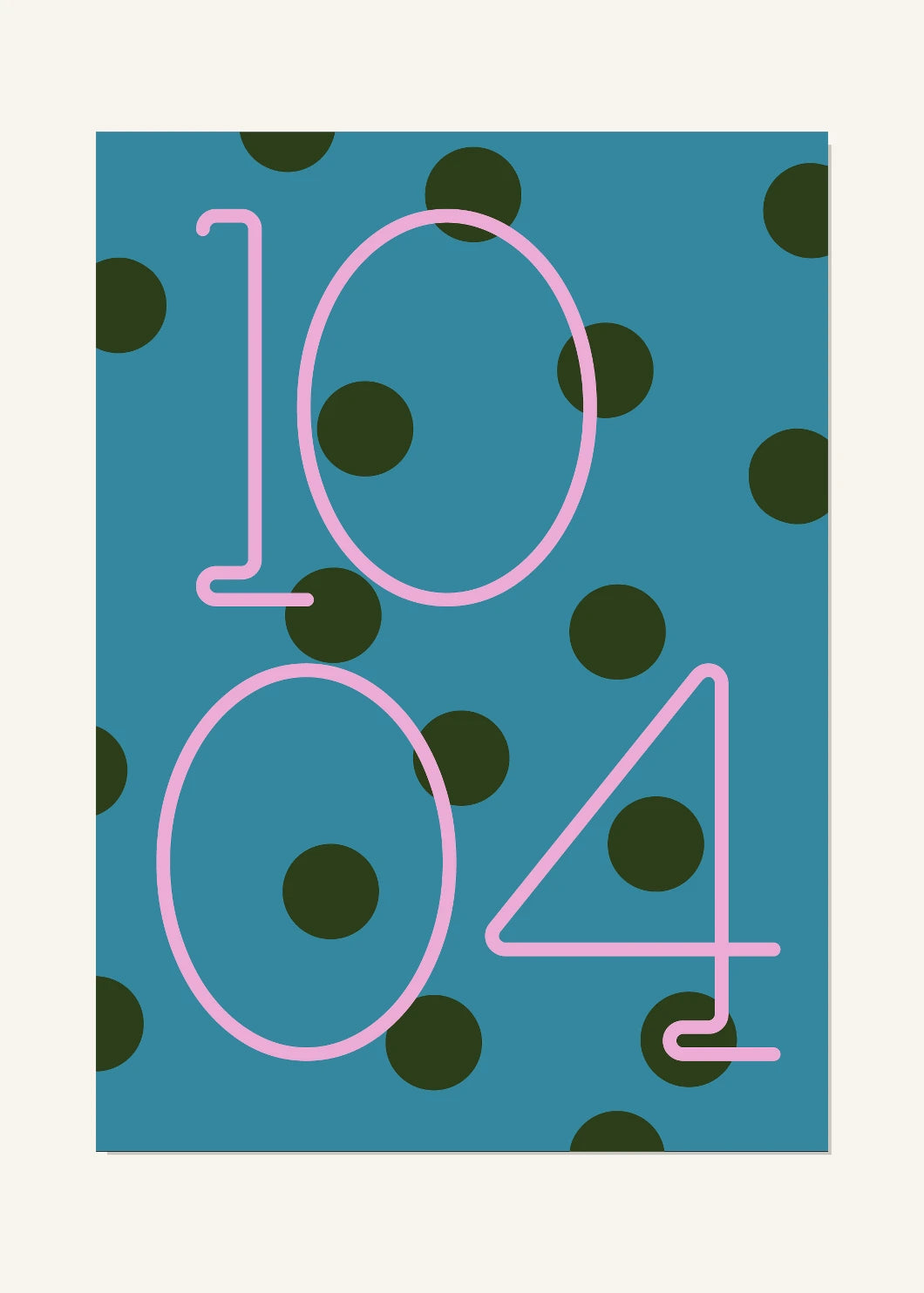 October 4 DAYMARK Poster — Rose Orbit — clean