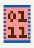 January 11 DAYMARK Poster — Pixel Border — clean