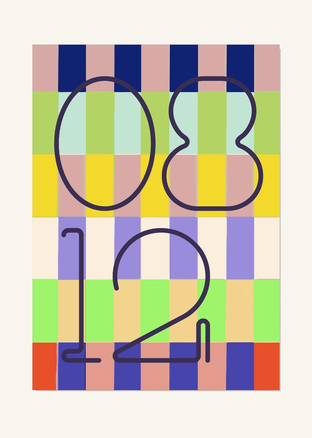 August 12 DAYMARK Poster — Ink Window — clean