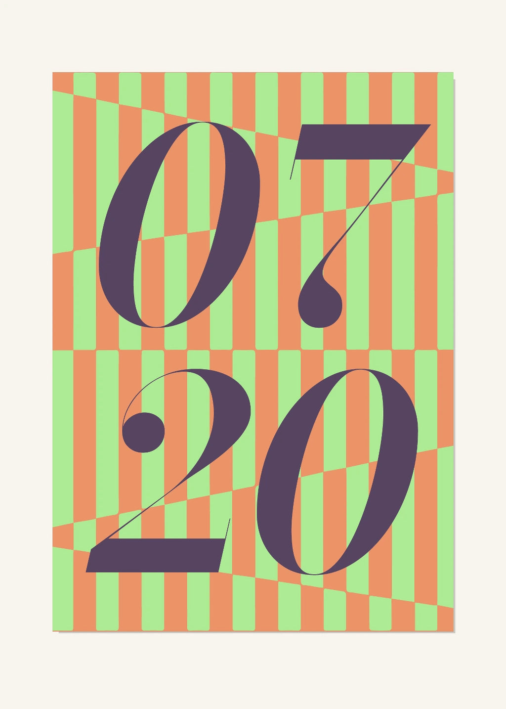 July 20 DAYMARK Poster — Olive Ledger — clean