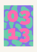 March 13 DAYMARK Poster — Bubble Pop — clean
