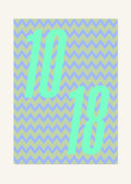October 18 DAYMARK Poster — Mint Static — clean