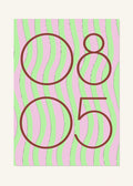 August 5 DAYMARK Poster — Brown Waves — clean