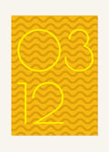 March 12 DAYMARK Poster — Golden Current — clean
