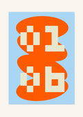 January 6 DAYMARK Poster — Orange Stack — clean