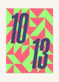 October 13 DAYMARK Poster — Navy Cut — clean