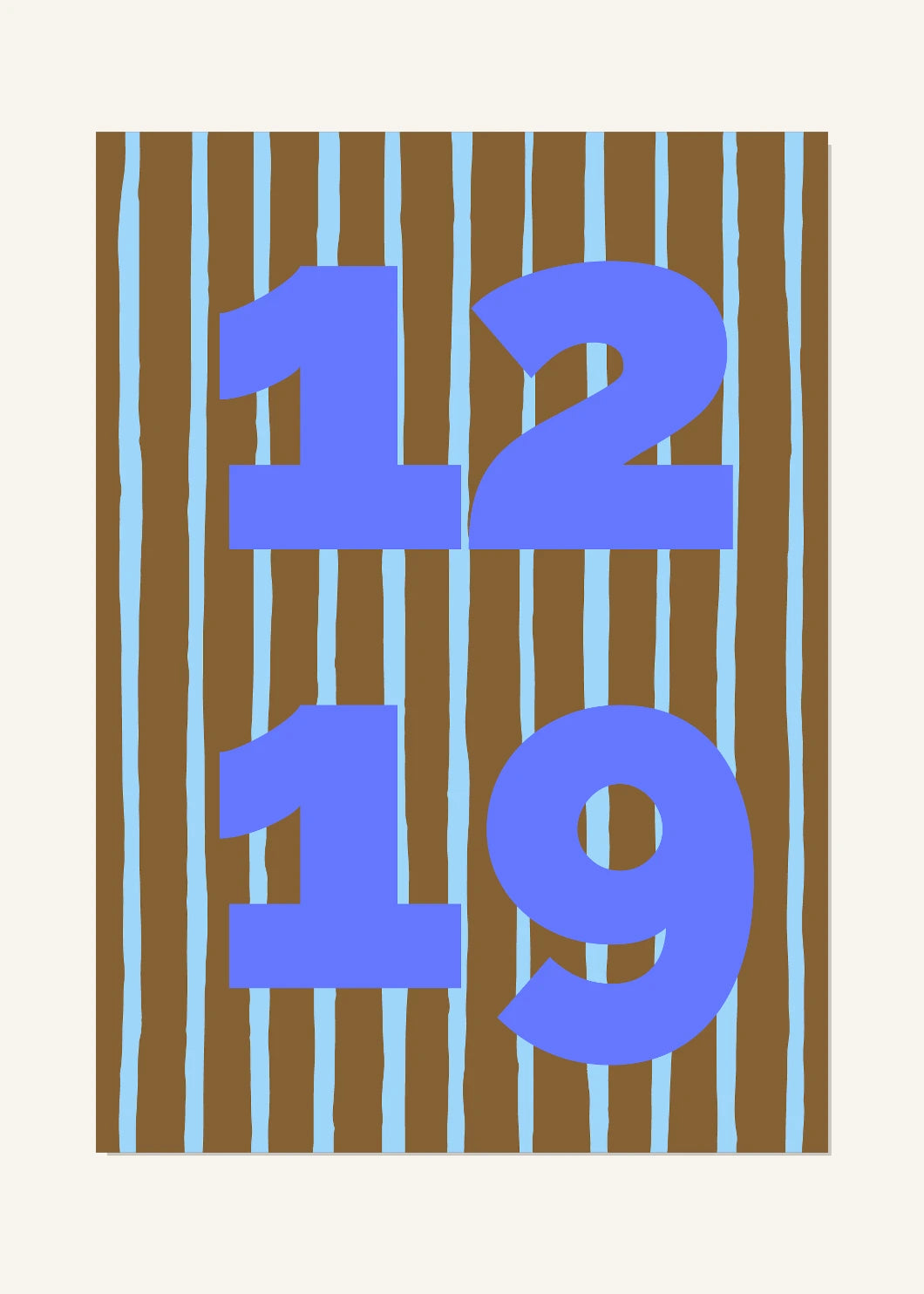 December 19 DAYMARK Poster — Cobalt Rails — clean