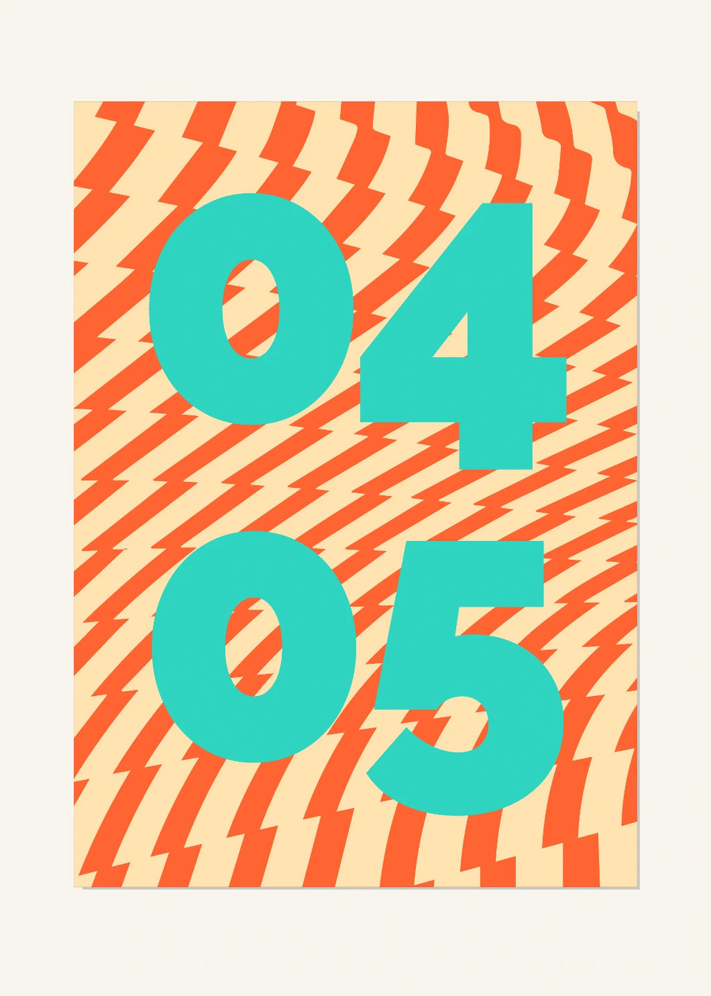 April 5 DAYMARK Poster — Aqua Rush — clean