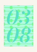 March 8 DAYMARK Poster — Mint Staff — clean