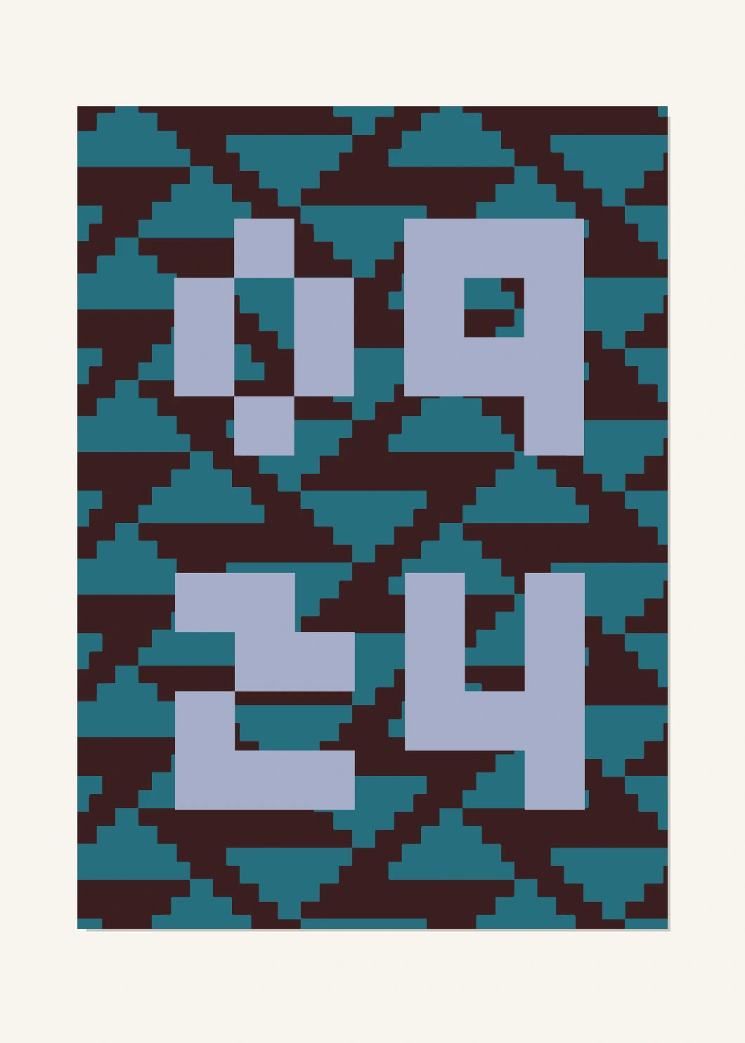 September 24 DAYMARK Poster — Ice Weave — clean