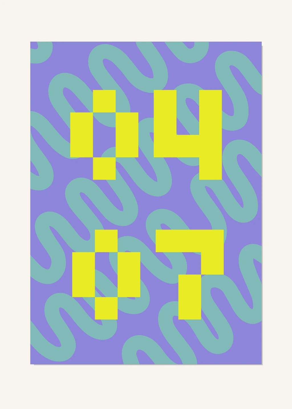 April 7 DAYMARK Poster — Acid Modules — clean