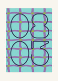 August 3 DAYMARK Poster — Violet Net — clean