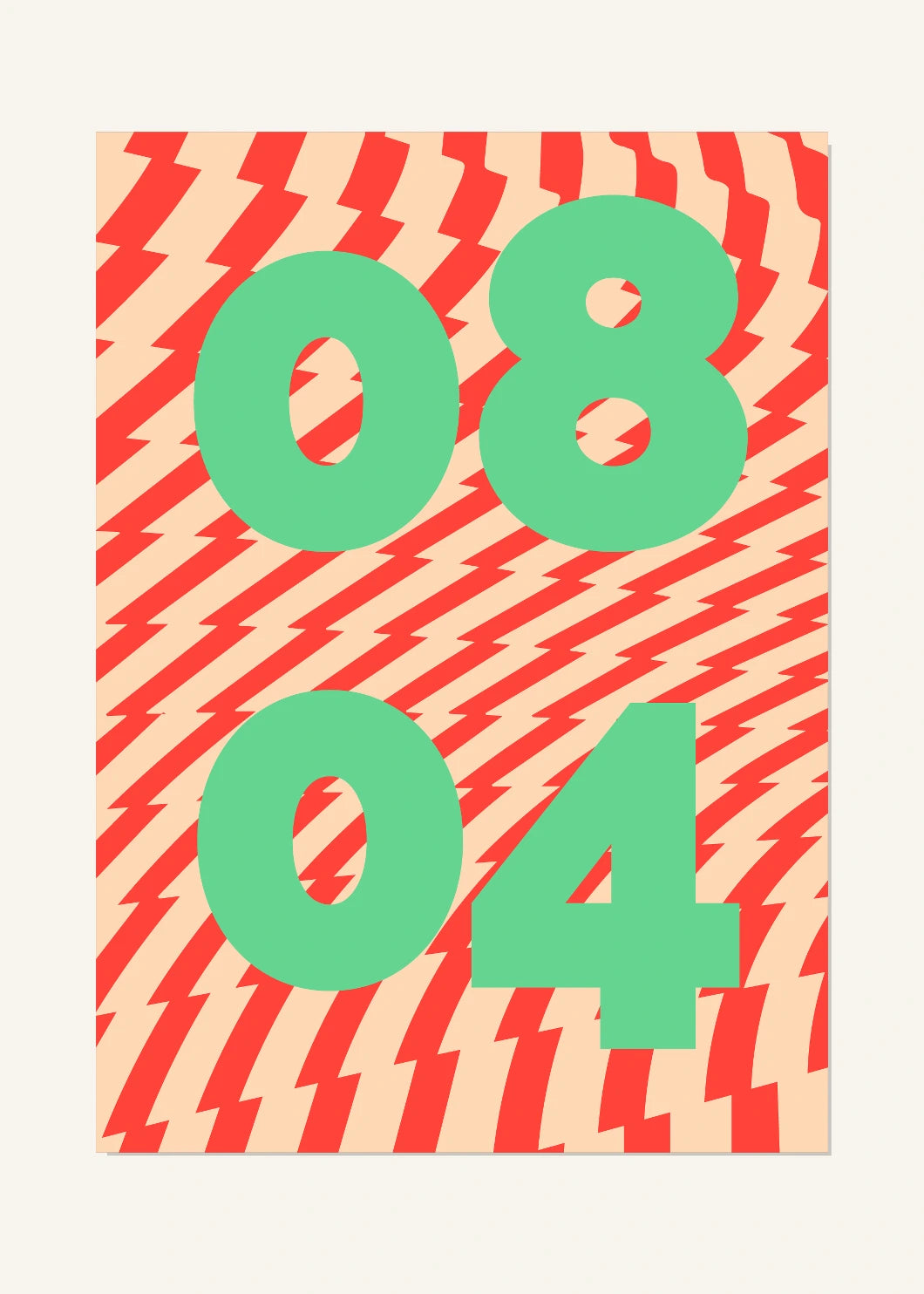 August 4 DAYMARK Poster — Mint Rush — clean