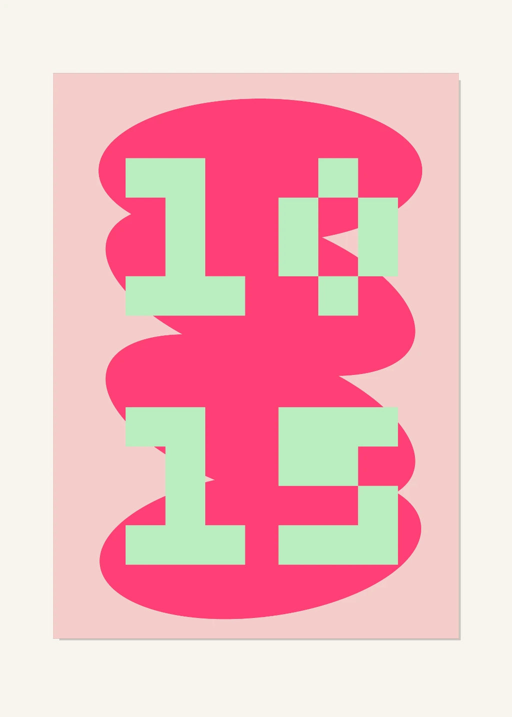 October 15 DAYMARK Poster — Mint Capsule — clean