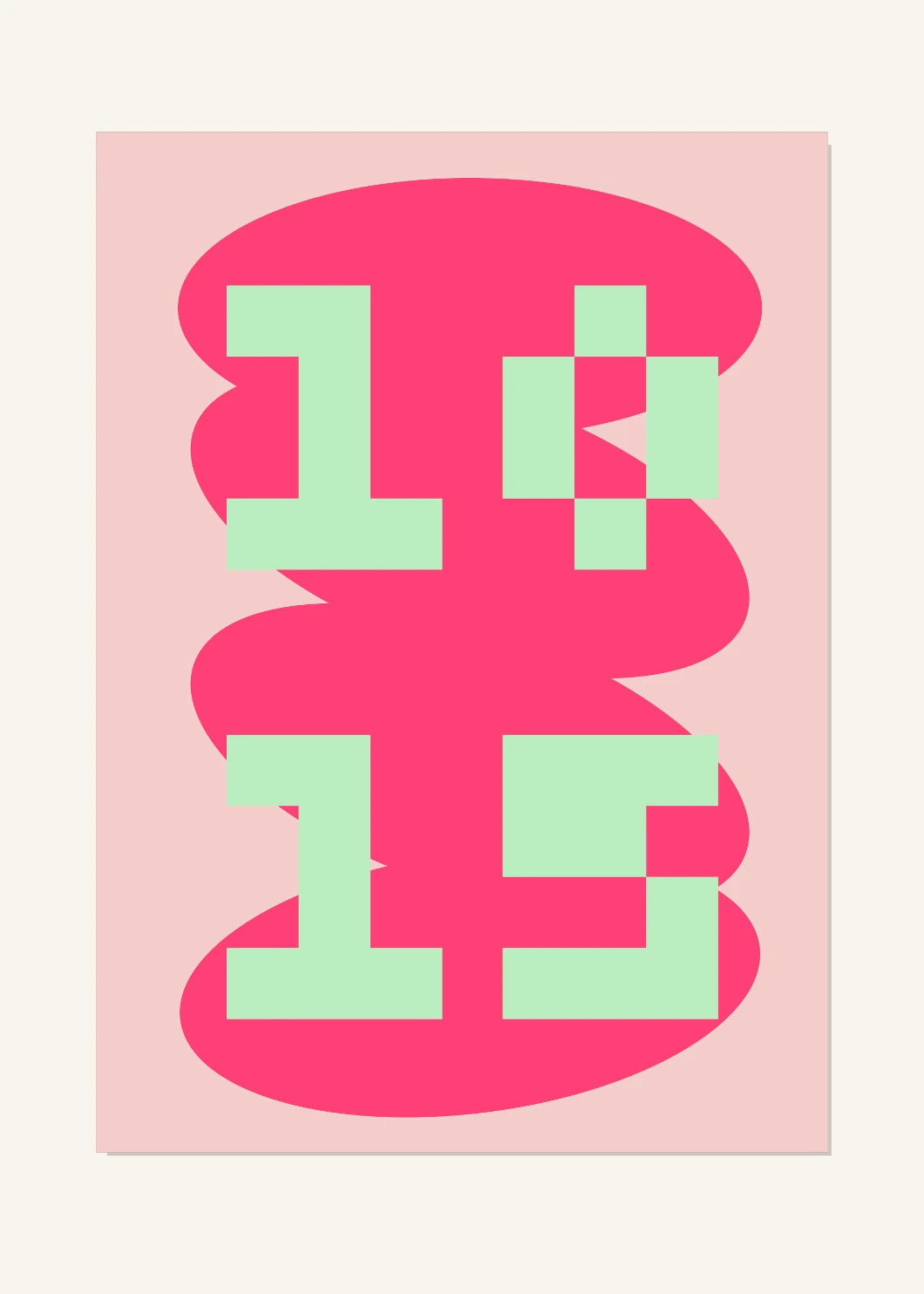 October 15 DAYMARK Poster — Mint Capsule — clean