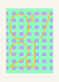 July 21 DAYMARK Poster — Lime Lattice — clean
