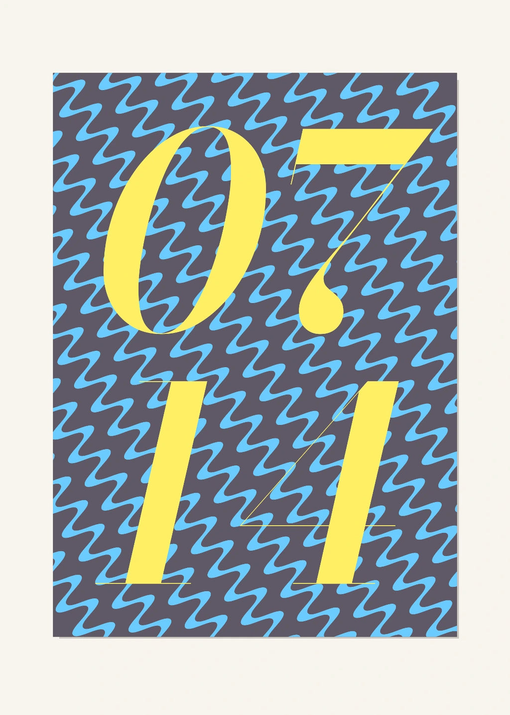 July 14 DAYMARK Poster — Gold Static — clean