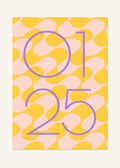 January 25 DAYMARK Poster — Apricot Loop — clean