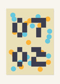 July 2 DAYMARK Poster — Orange Modules — clean