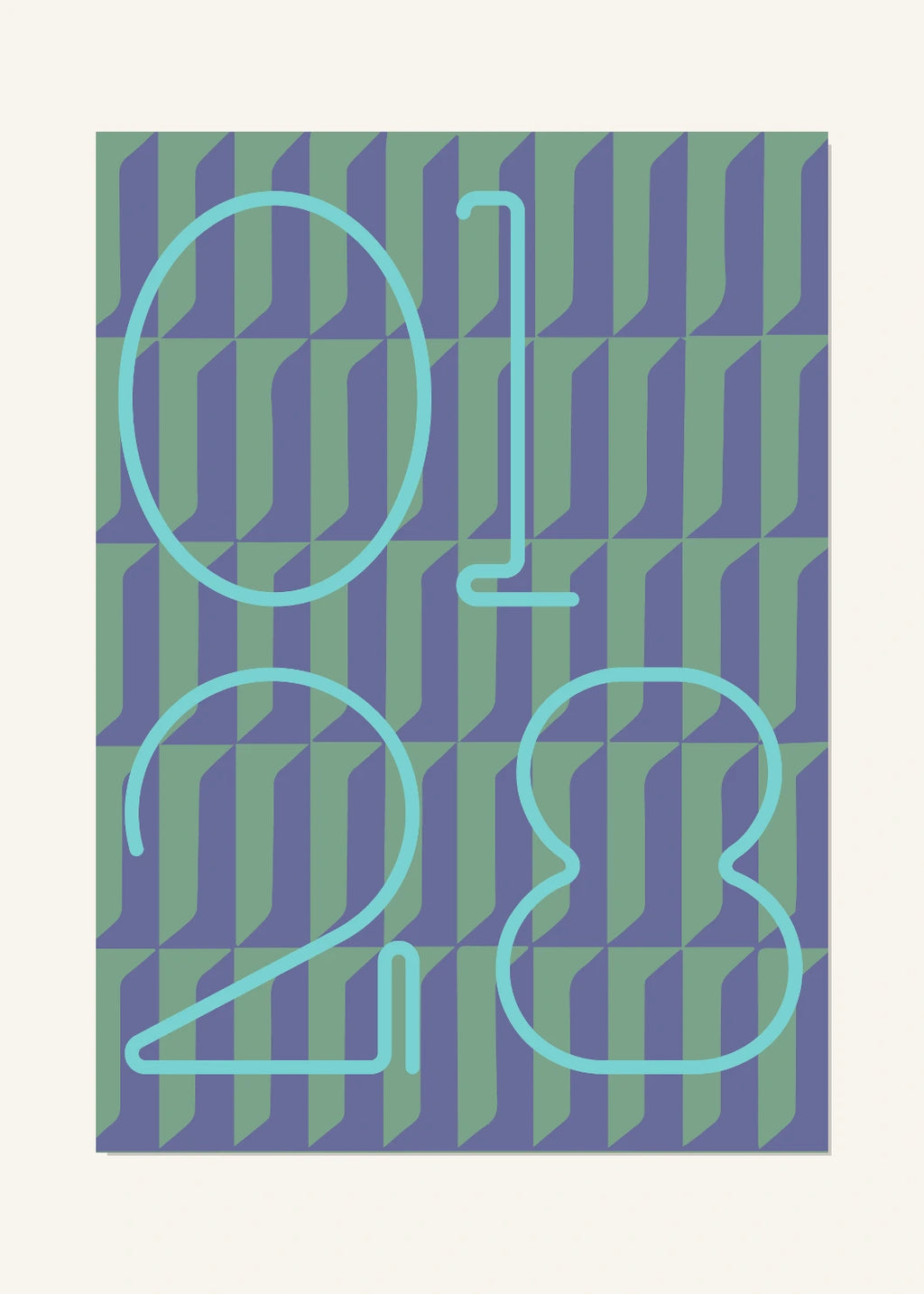 January 28 DAYMARK Poster — Linear Echo — clean