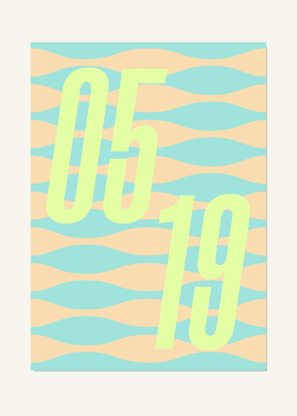 May 19 DAYMARK Poster — Lemon Current — clean