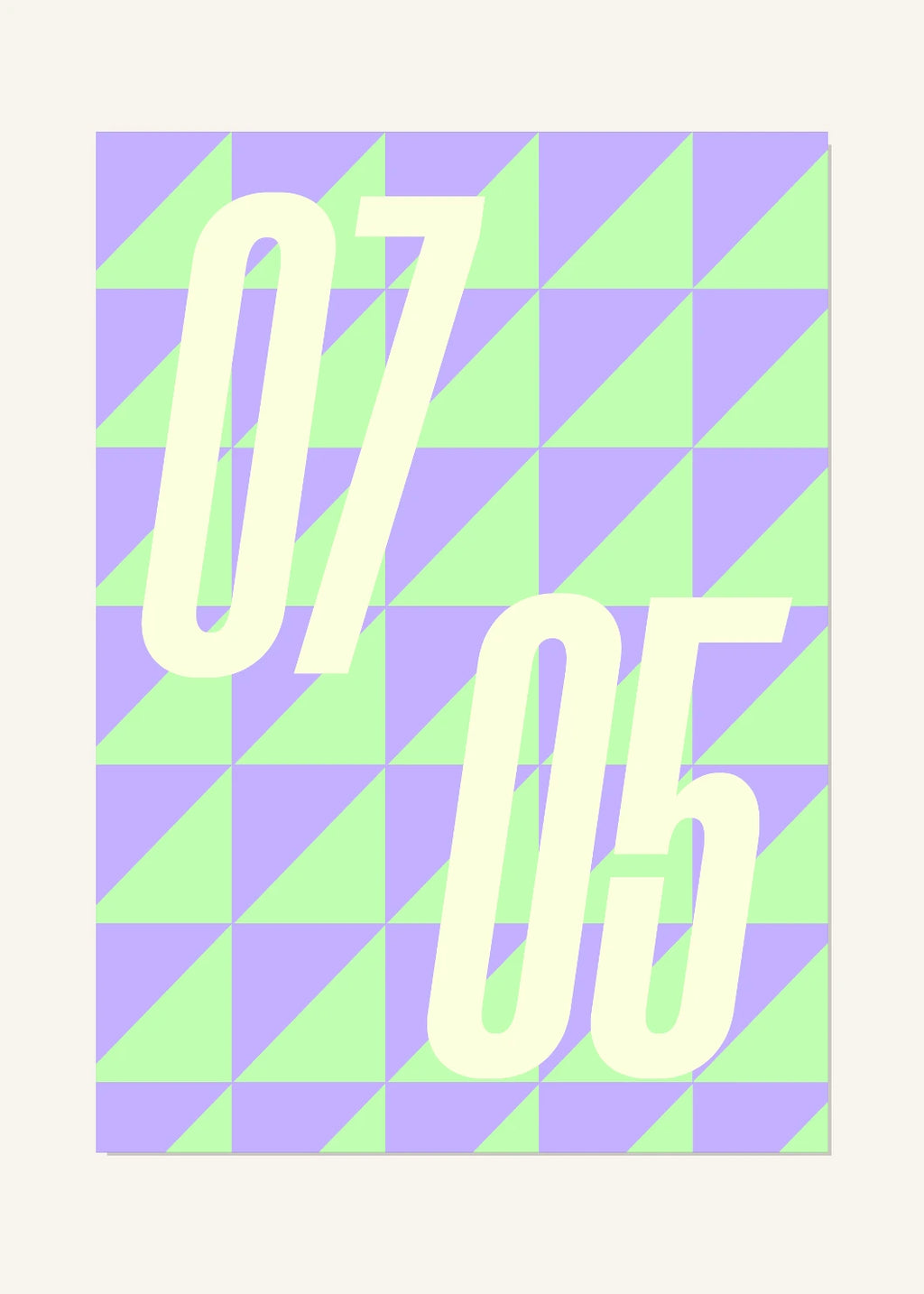 July 5 DAYMARK Poster — White Slant — clean