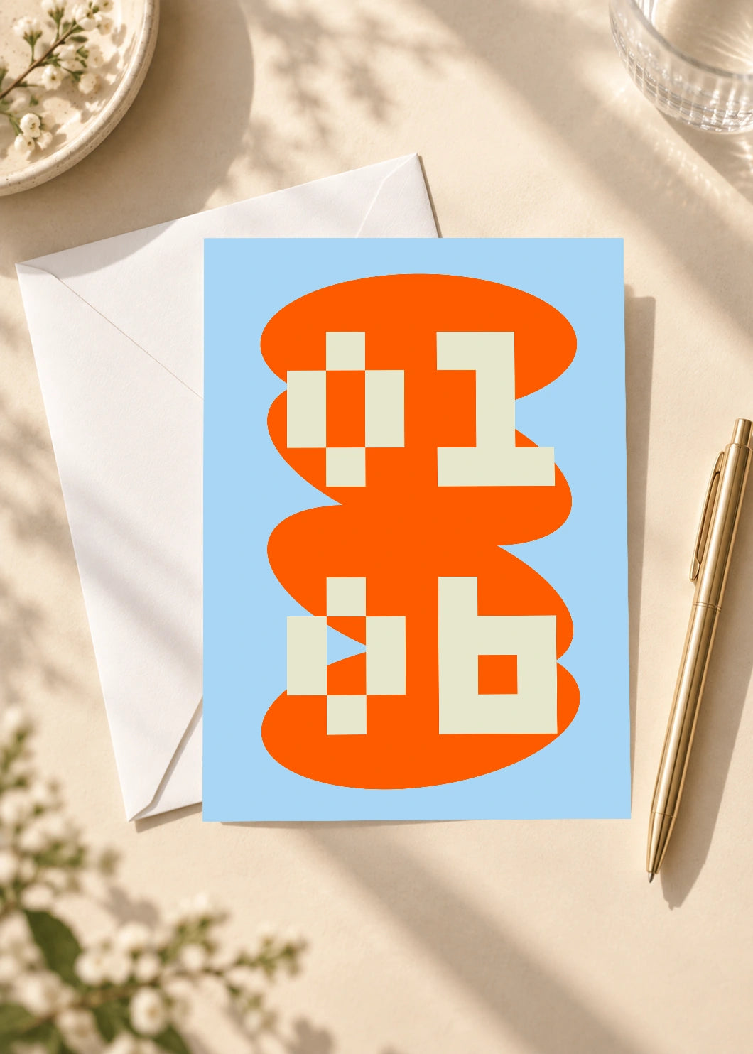January 6 DAYMARK card — Orange Stack — scene 4