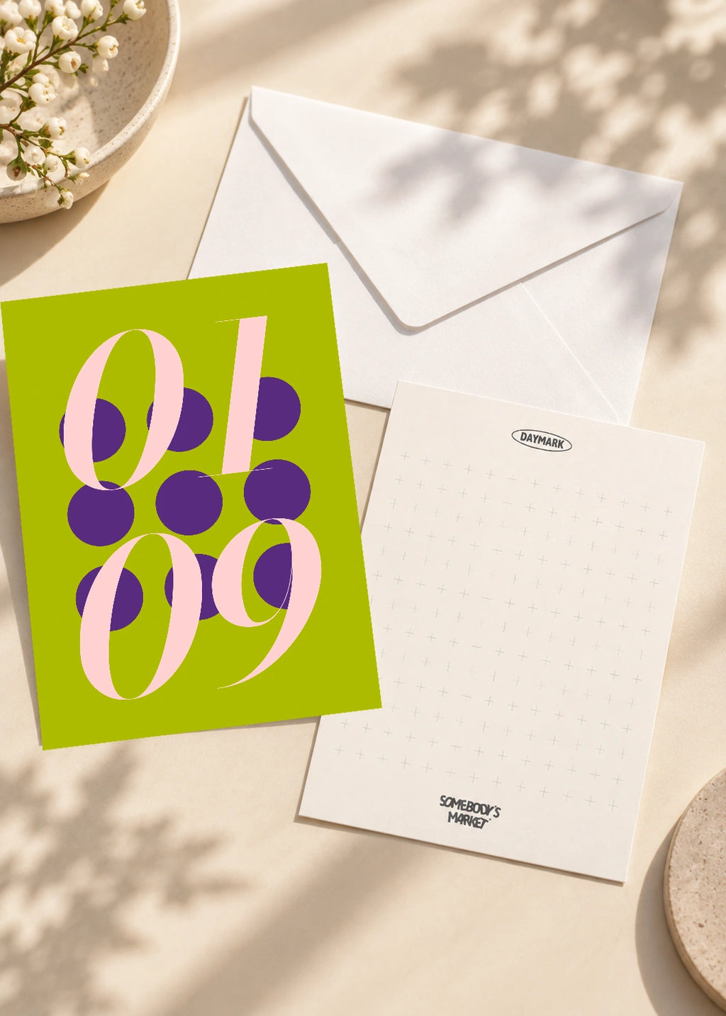 January 9 DAYMARK card — Violet Orbit — scene 2