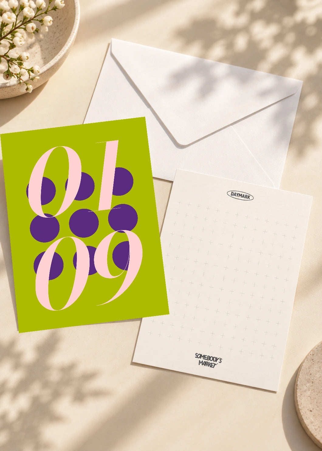 January 9 DAYMARK card — Violet Orbit — scene 2