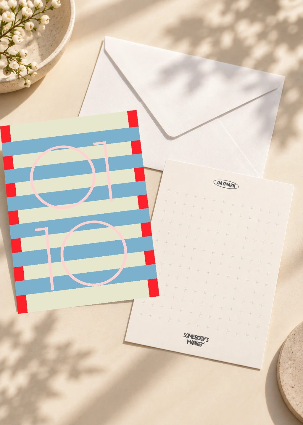 January 10 DAYMARK card — Soft Stripe — scene 2