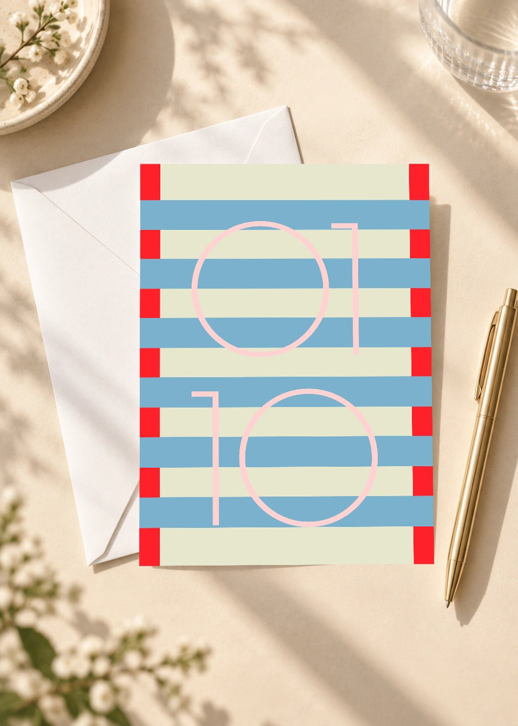 January 10 DAYMARK card — Soft Stripe — scene 4
